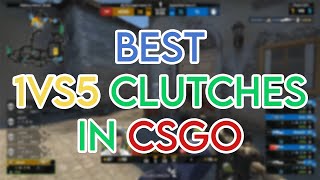 Best 1Vs5 Clutches In Csgo History