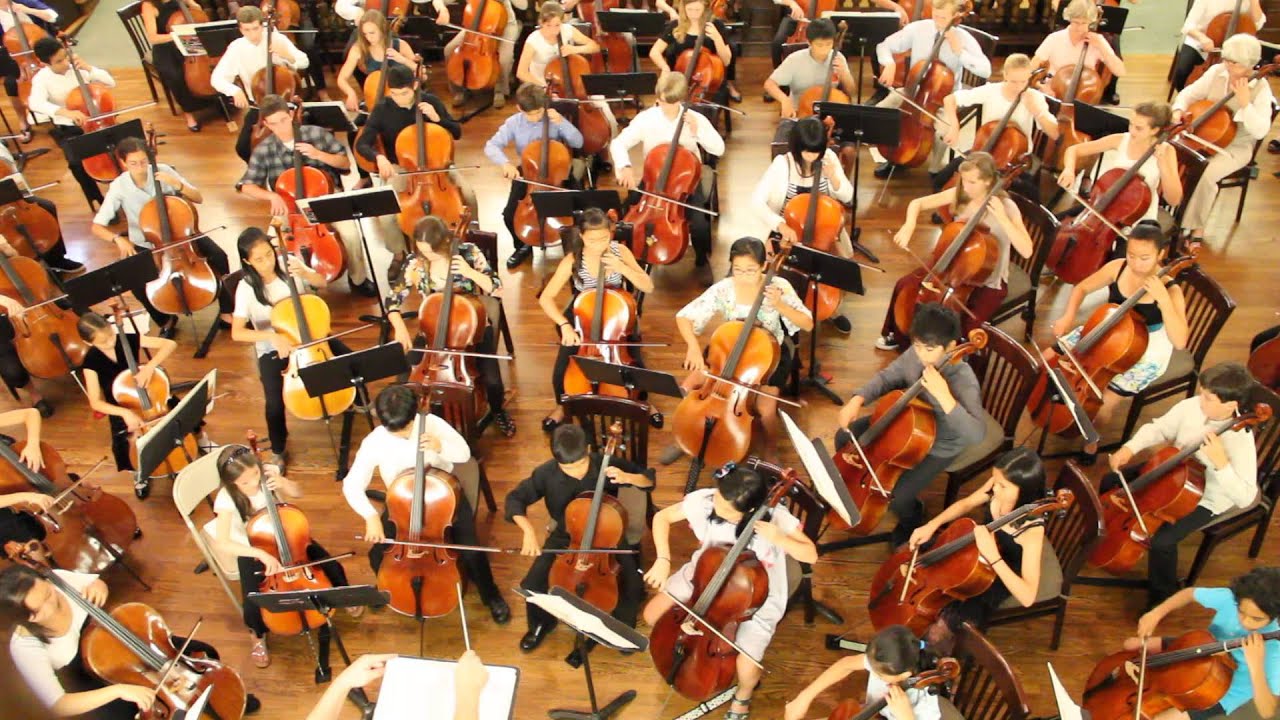 National Cello Institute 2013 All Cello Orchestra YouTube