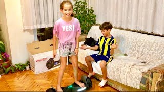Ecrin Su Çoban Ve Hüsoya Hediye Yeni 8,5 İnch Howerboard. Kutu Açılım, Tanıtım Ve İlk Sürüş.