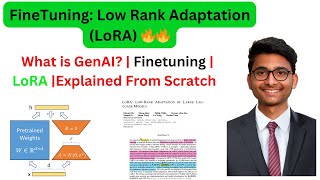 Lora Explained From Scratch Generative Ai Finetuning Adapters Prefixtuning