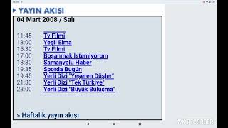 Samanyolu Tv Yayın Akışı 4 Mart 2008