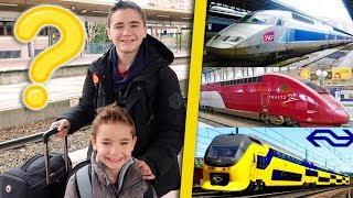 Vlog - 1 Destination Surprise 3 Trains