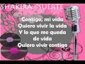 Shakira - Suerte (Letra al Español)