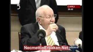 Peygamberlere Göre Hak Anlayişi 4 Sebebten Doğar Prof.dr.necmettin Erbakan