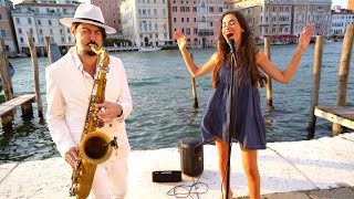 All By Myself - Daniele Vitale Feat. Benedetta Caretta (Sax & Voice) In Venice