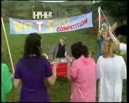 Father Jack wet t shirt competition