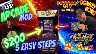 How To Mod Upgrade Arcade1Up Diy Arcade 200 - Play The Best Retro Games Of All Time