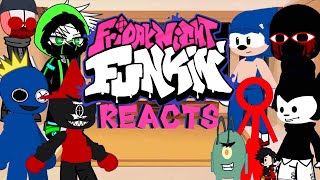 Friday Night Funkin' Mod Characters Reacts | Part 38 | Moonlight Cactus |