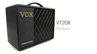 VOX Valvetronix VT20X Demo (2 of 4) – Clean with Effects