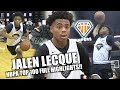 Jalen Lecque GETS BUCKETS at NBPA Top 100 This Year!! | Athletic PG Makes a STATEMENT