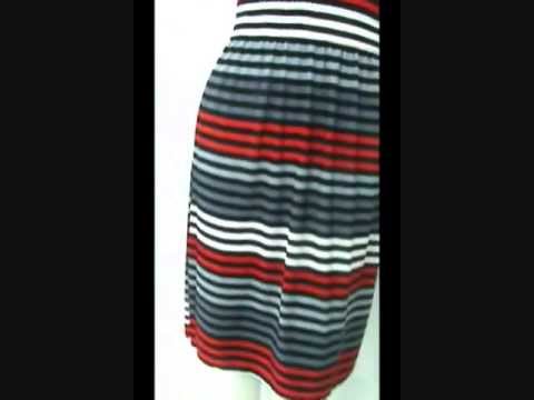 Summer Sundresses In Stripes Design Women's Fashion Clothing ...