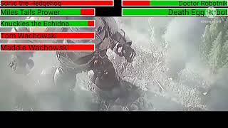 Sonic The Hedgehog 2 Fighting Scene But With Health Bars