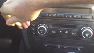 Easy Radio And Climate Control Removal BMW 1-series 3-series E90 E92 E81 E82 E87 E88