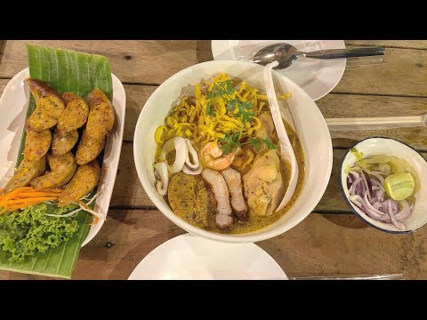Nhật ký du lịch bụi Thailand: #3. Mì cà ri Kao Soy Nimman ở Chiang Mai | Chiang Mai 11/2019
