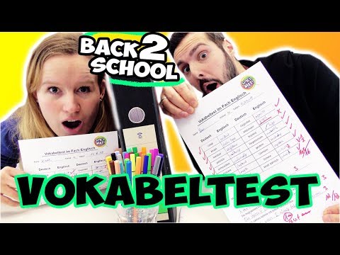 VOKABELTEST IN ENGLISH FรR KAAN & KATHI! Back To School Vokabel Test Spiel mit mir Kinderspielzeug