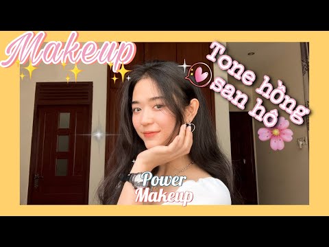 MAKEUP TONE HỒNG SAN HÔ NHẸ NHÀNG ĐƠN GIẢN 🌸 | Hoàng Yến Official