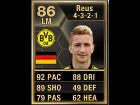Ronaldo Ultimate Team Fifa on Fifa 13 Sif Reus Review 86   In Game Stats Ultimate Team