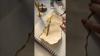 Lets Make Vintage Arabic Letter