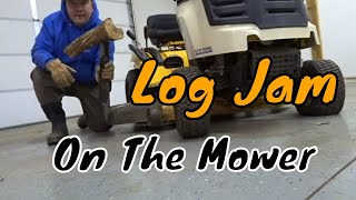 I ran over the wife's Bush with the Lawn Mower!