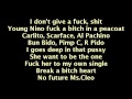 Tyga feat. Lil Wayne - Faded (Lyrics On Screen)