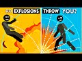 Do Explosions Actually Blow You Into The Air? DEBUNKED