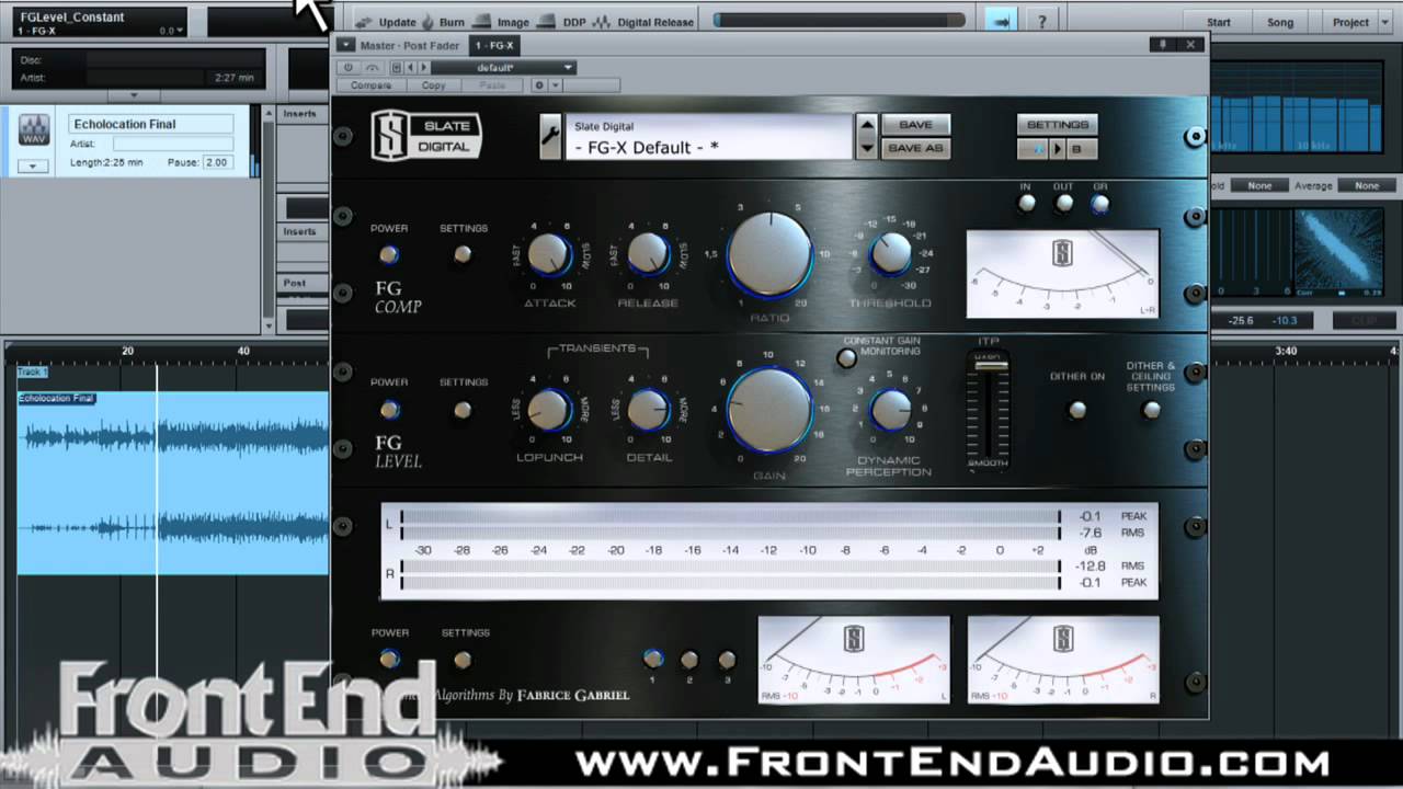 Slate digital fg x mastering processor