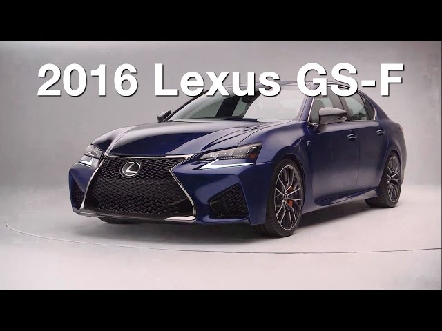Redline First Look: 2016 Lexus GS-F - 2015 NAIAS - YouTube