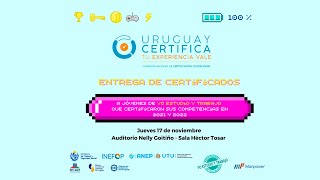 INEFOP - Entrega de diplomas "Yo Estudio y Trabajo".