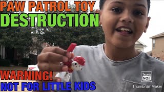Paw Patrol Toy Destruction - Not For Young Children
