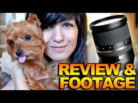 best canon lens 5d on Tamron SP 24-70mm f/2.8 VC Video Footage & Review