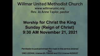 WUMC Worship 2021 11 21