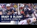 Tom Brady Blows By Defenders for a 1st Down &amp; Blount's Leapin...