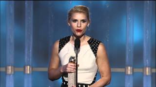 Claire Danes Wins Best Actress TV Series Drama
- Golden Globes 2012