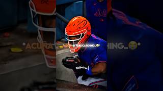 Luisangel Acuña Was Pretending To Be A Catcher Mid Game