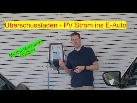 PV Strom Überschussladen mit der Mennekes Wallbox
