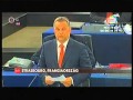 Orban Viktor beszede az Europai Parlamentben 20130702