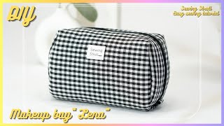 Diy Makeup Bag Lena Sewing Tutorial 3 Lipstick Slots Inside