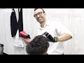 HAIR STRAIGHTENING KERATIN★MEN'S HAIRSTYLE★DRY, FRIZZY, CURLY TO STRAIGHT HAIR, HAIR STYLE VIRAL ✔️