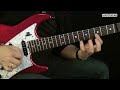 Gitarrentechnik: Legato Pattern in A-moll / C-dur Teil.1