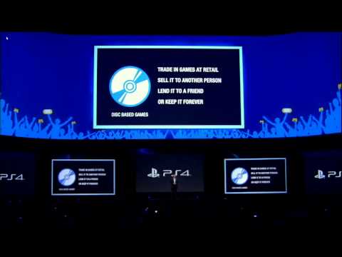 PS4 will Not restrict used games & Will Play offline E3 2013 Sony Press Conference【Highlights】 E3M13 PS4 will Not restrict used games & Will Play offline E3 2013 Sony Press Conference【Highlights】 E3M13