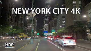 New York City 4K Hdr - Manhattan & Brooklyn - Driving Downtown
