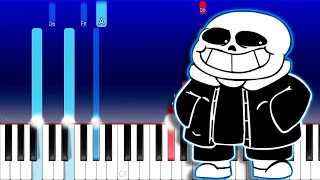 Friday Night Funkin' VS Sans - Underpants - (Piano Tutorial)