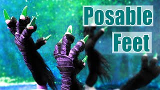 How To Make Posable Dragon Feet Beginner Artdoll Tutorial