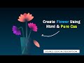Create Flower using Html and CSS / Flower Animation in pure CSS