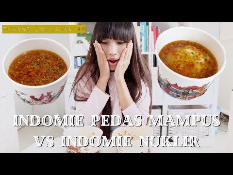 TUKANG (n)JAJAN #4 - Indomie Pedas Mampus Level 10 vs Indomie Nuklir - YouTube