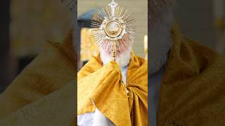 Blessing With Jesus In The Monstrance