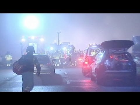 Two killed, dozens injured in 40-car pile-up near New Orleans ...
