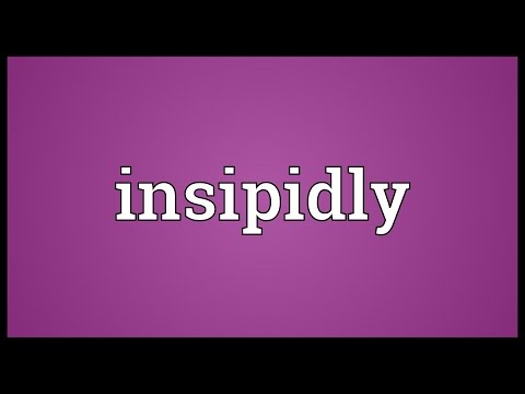 Header of insipidly