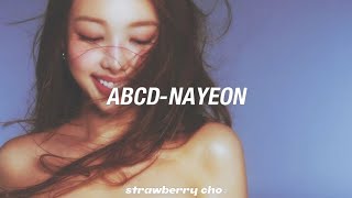 Nayeon 나연- Abcd Easy Lyrics