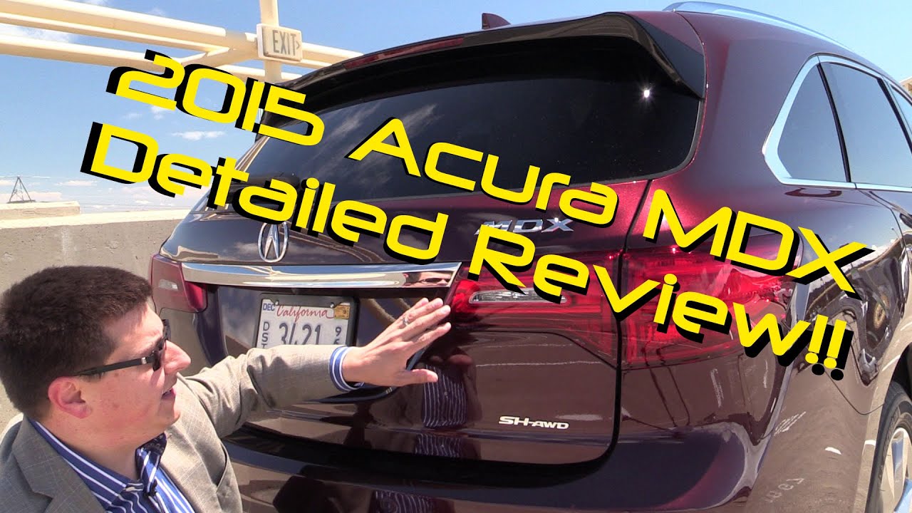 2015 Acura MDX DETAILED Review and Road Test - YouTube
